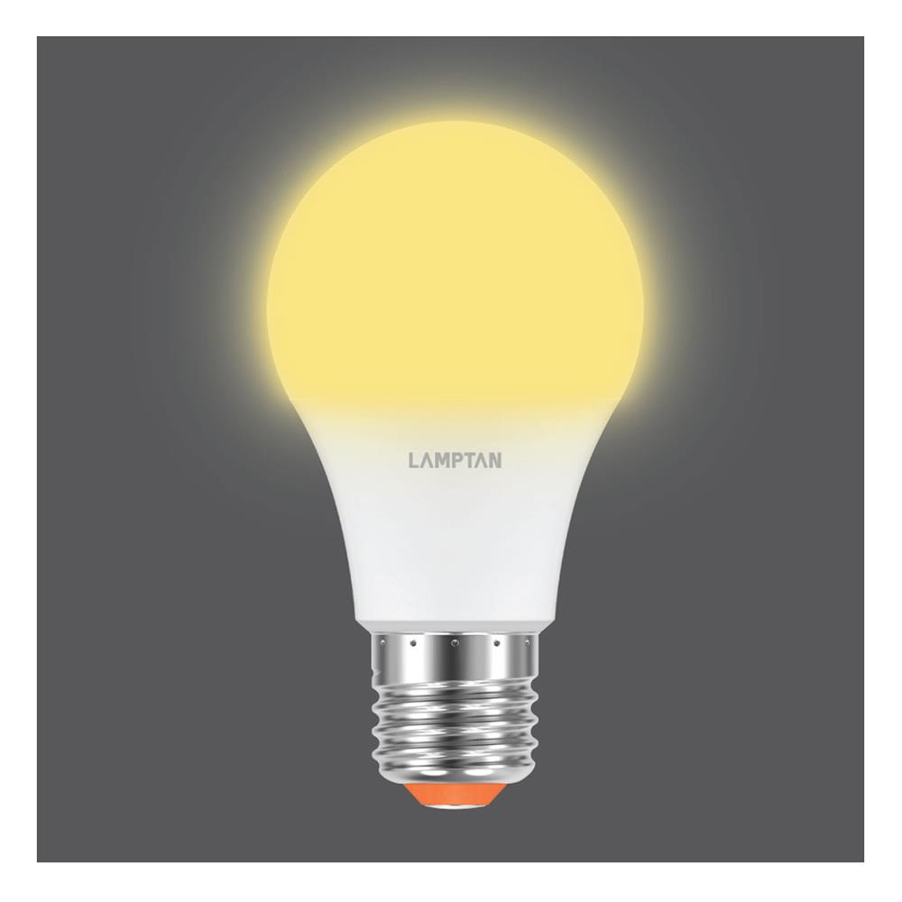 หลอด LED LAMPTAN LIGHT SENSOR 7 วัตต์ WARM WHITE E27