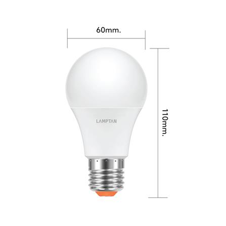 หลอด LED LAMPTAN LIGHT SENSOR 7 วัตต์ WARM WHITE E27_7