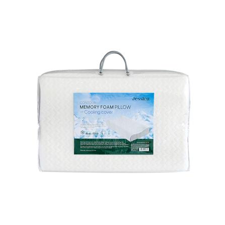 หมอนสุขภาพ เมมโมรี่โฟม JESSICA M.FOAM COOLING 26067 40x60x12 ซม. สีขาว_3