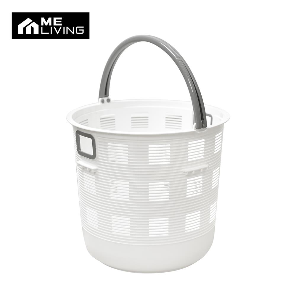 ตะกร้าผ้ากลม ME LIVING BQ-035 สีขาว_1