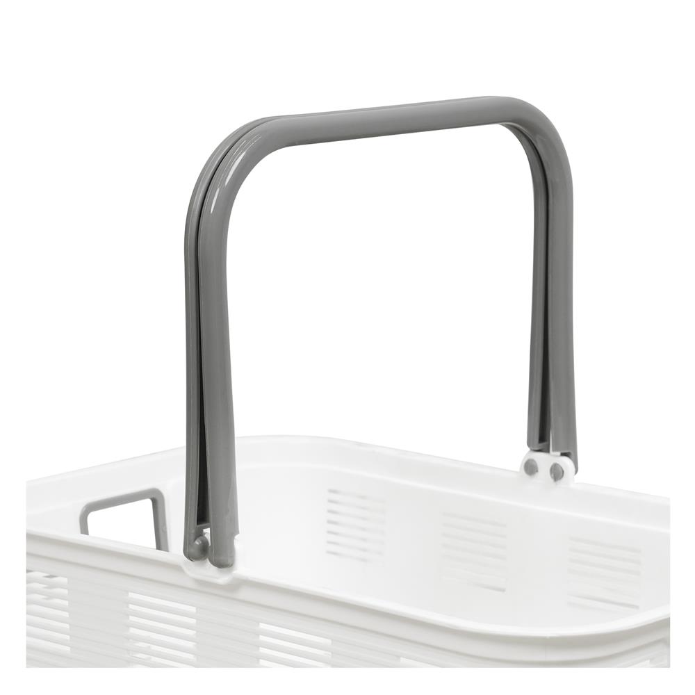 ตะกร้าผ้าเหลี่ยม ME LIVING BQ-039 สีขาว