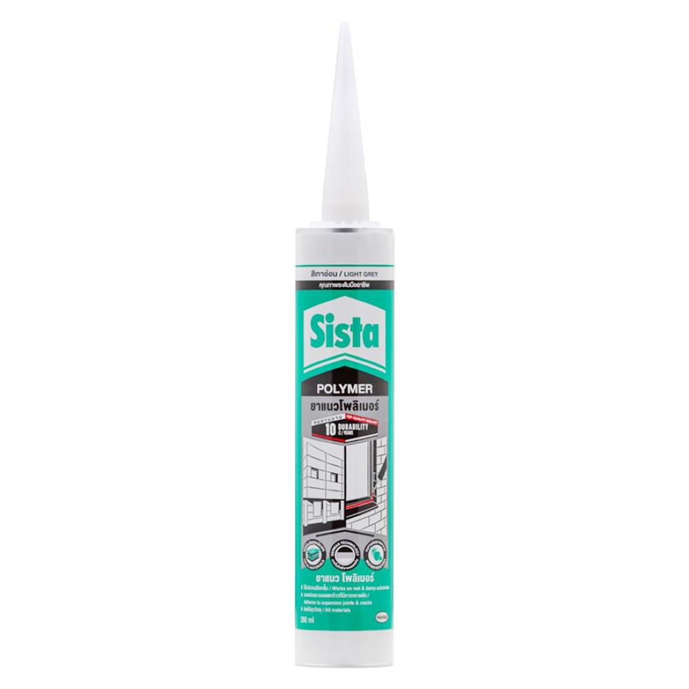 ยาแนวโพลีเมอร์อุดรอย SISTA POLYMER SEALANT 290 มล. สีเทาอ่อน_1