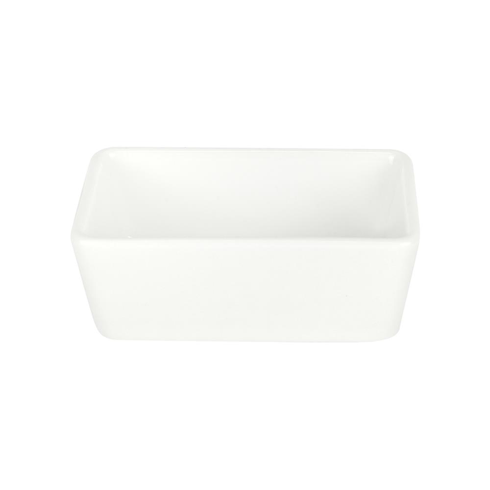 ถ้วยเหลี่ยม PORCELAIN 2.5x4 นิ้ว KECH SNOW_1