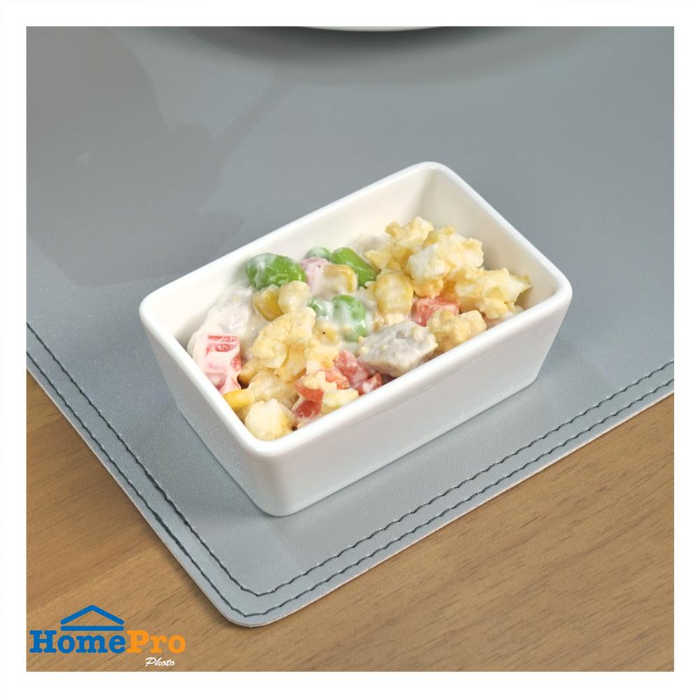 ถ้วยเหลี่ยม PORCELAIN 2.5x4 นิ้ว KECH SNOW