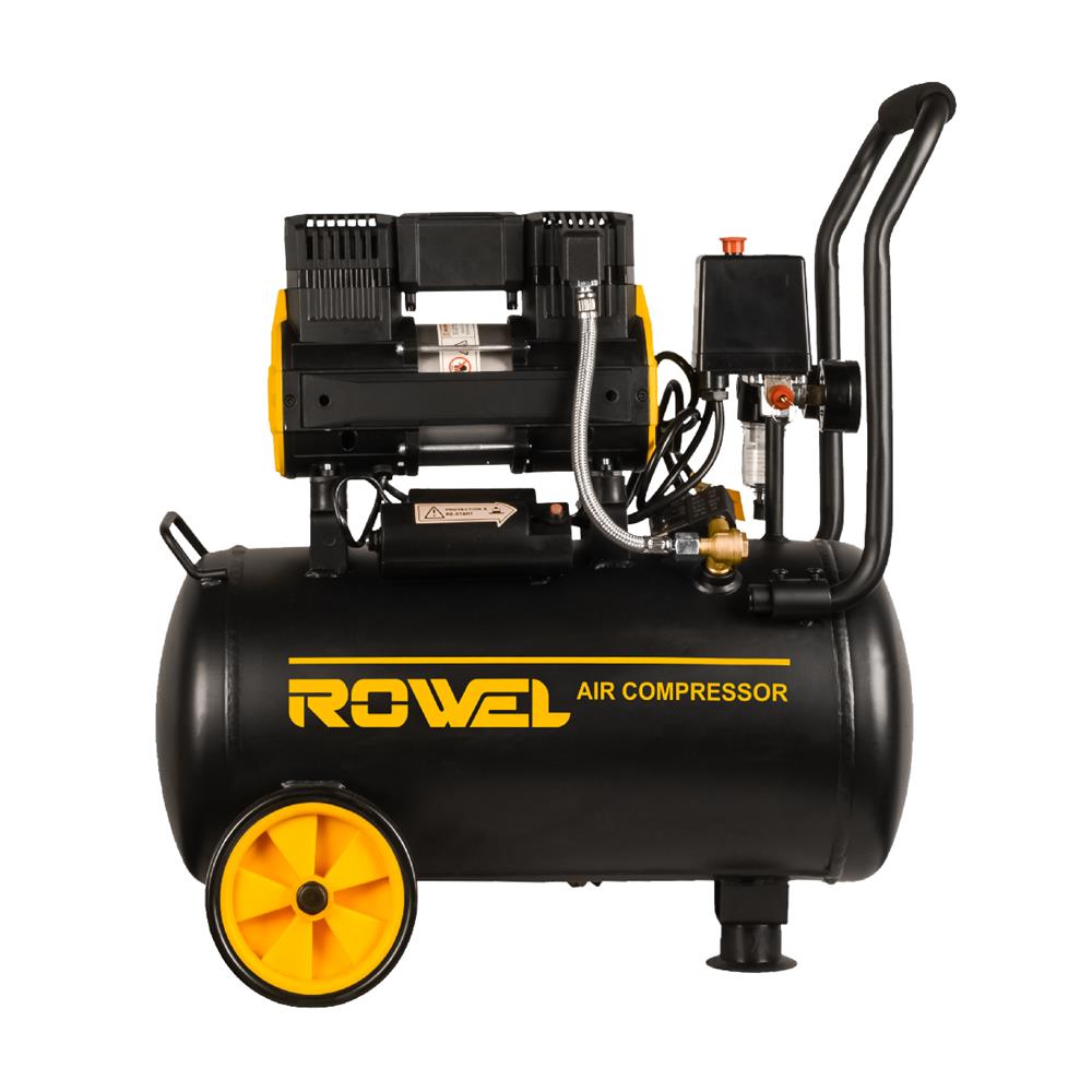 ปั๊มลม OIL FREE ROWEL RW-AC-075-24 24 ลิตร 1 แรงม้า 750 วัตต์