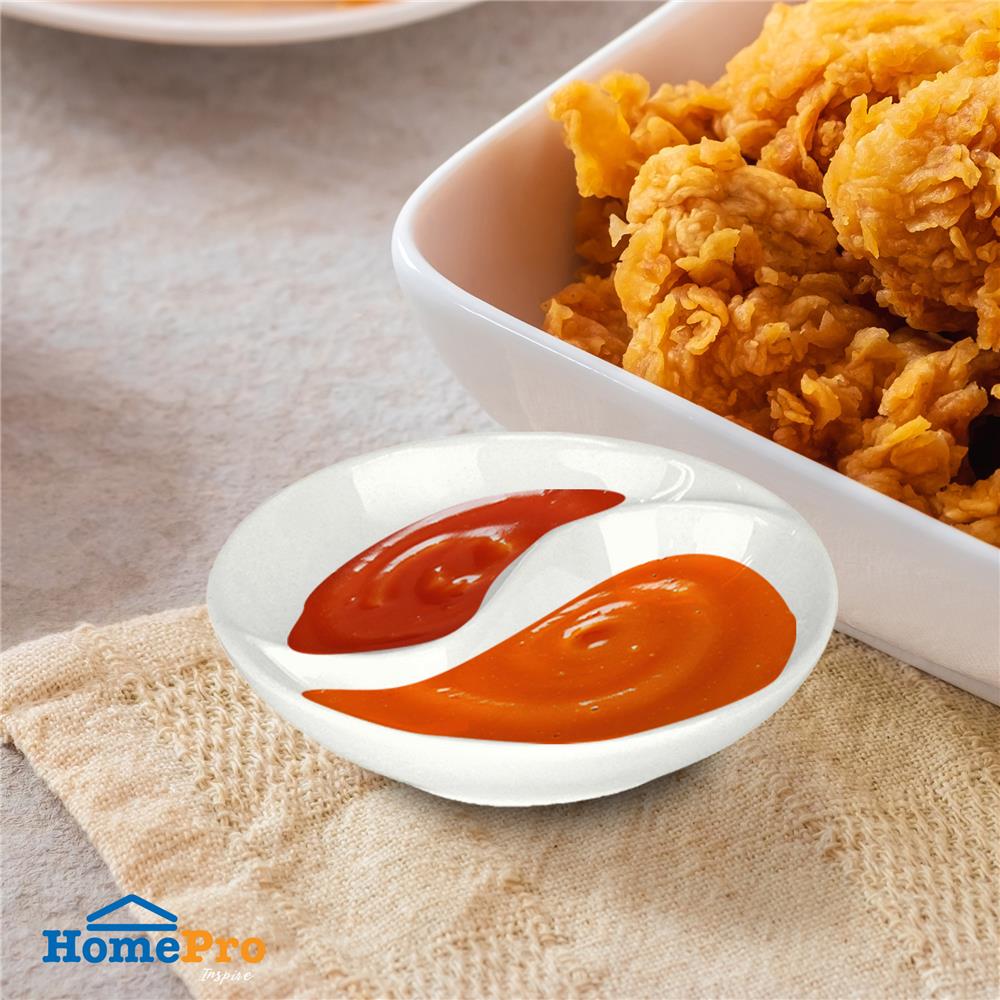 ถ้วยน้ำจิ้มกลม PORCELAIN 2 ช่อง KECH SNOW