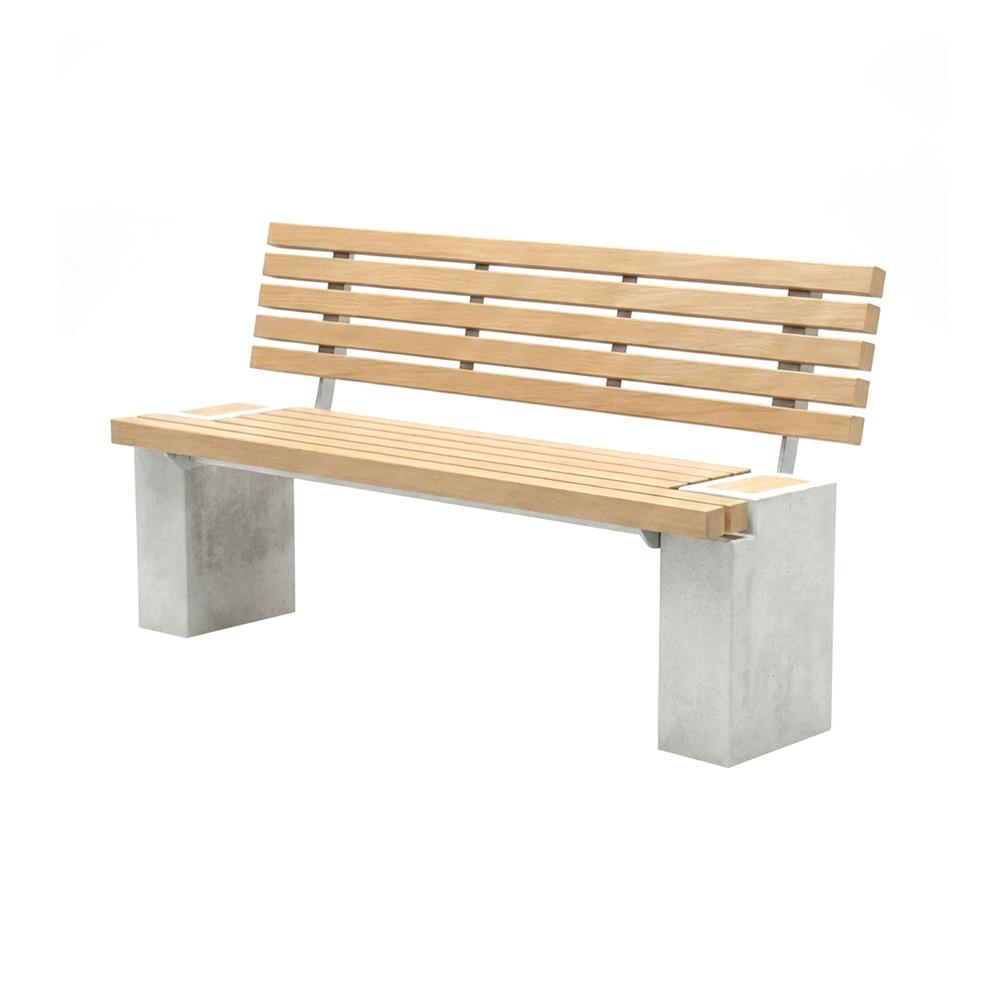 ม้านั่ง BUA DESIGN BUA STONE 2.5 ECO WOOD สีไม้ธรรมชาติ