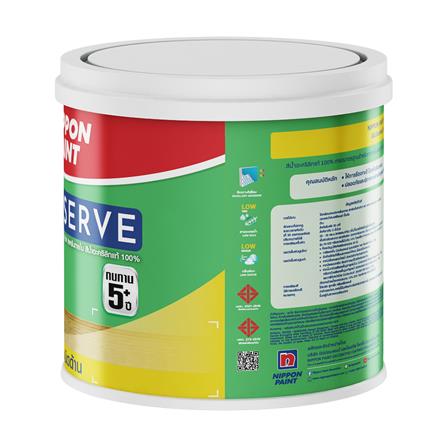 สีน้ำทาภายใน NIPPON PAINT SUPER SERVE BASE A ด้าน 1 แกลลอน_2
