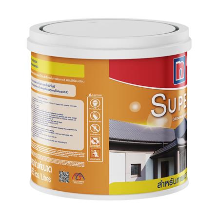 สีน้ำทาภายนอก NIPPON PAINT SUPER SERVE BASE C กึ่งเงา 1 แกลลอน_3