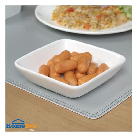 ชามเหลี่ยม PORCELAIN 5 นิ้ว KECH SNOW_4