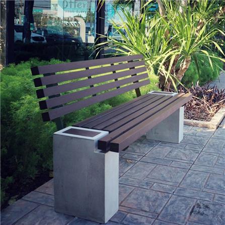 ม้านั่ง BUA DESIGN BUA STONE 2.5 ECO WOOD สีไม้โอ๊ค_1