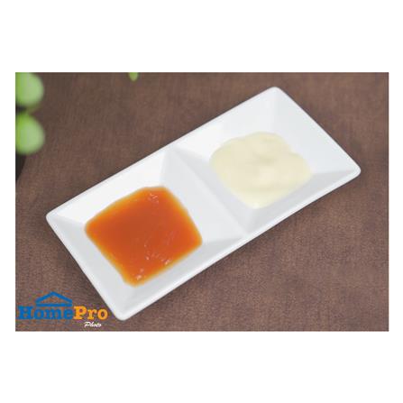 ถ้วยน้ำจิ้มเหลี่ยม PORCELAIN 2 ช่อง KECH SNOW ROOF_4