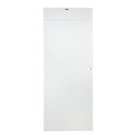 ประตูภายนอก UPVC AZLE PZV6 80X200 ซม. สีขาว เจาะลูกบิด_0