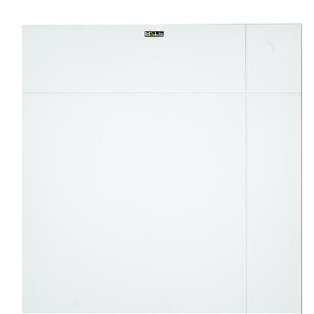 ประตูภายนอก UPVC AZLE PZV6 80X200 ซม. สีขาว เจาะลูกบิด_2