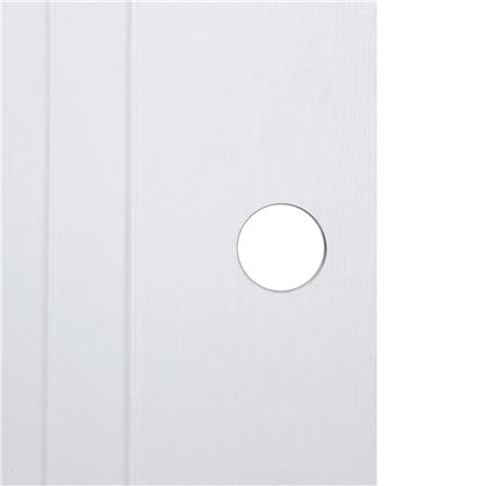 ประตูภายนอก UPVC AZLE PZV3 80X200 ซม. สีขาว เจาะลูกบิด_1