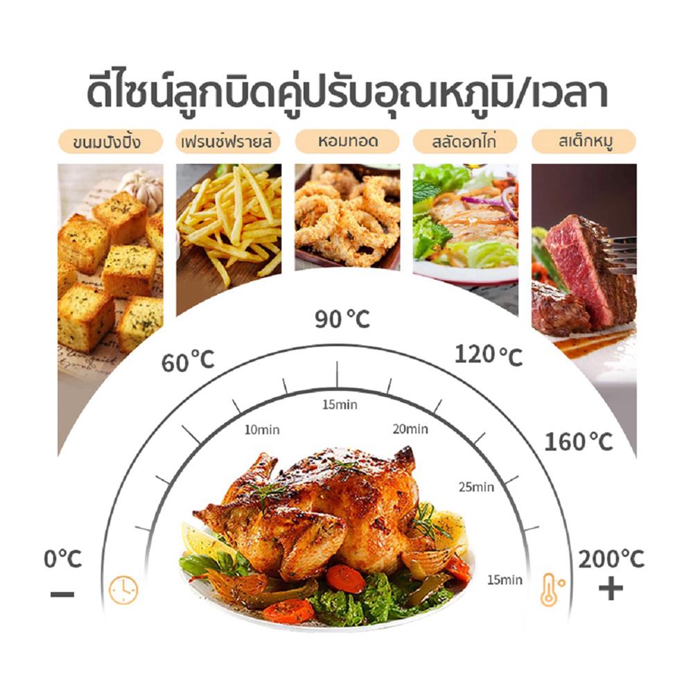 หม้อทอด SIMPLUS KQZG004 5 ลิตร สีขาว
