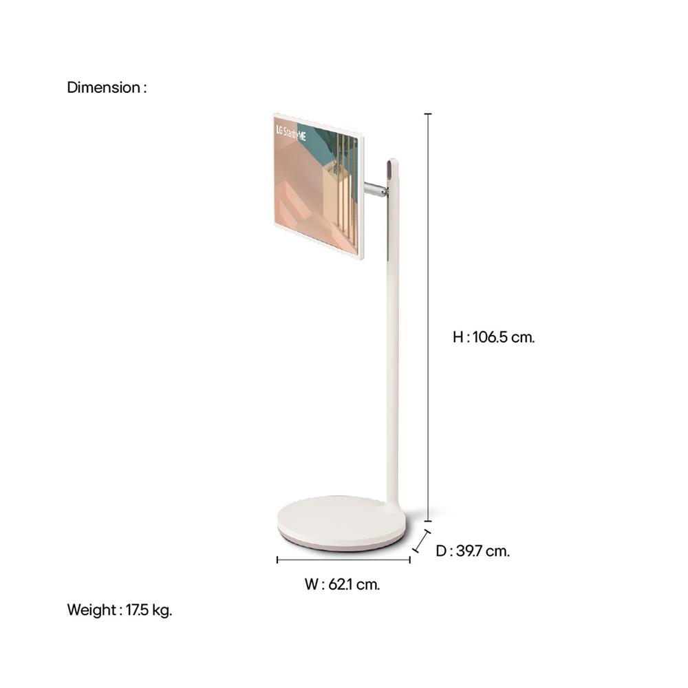 ทีวีแอลอีดี 27 นิ้ว LG (FULL HD, LED) STAND BY ME 27ART10AKPL.ATM