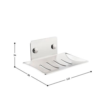 ที่ใส่สบู่ RASLAND RA SOAP-SS-SHINE  สีโครม_4