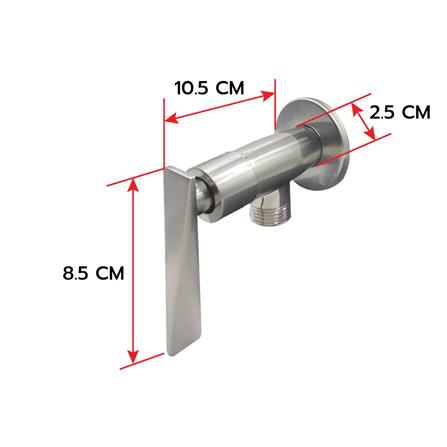 วาล์วฝักบัว 1 ทาง LUZERN LS-V200 สีเงิน_2