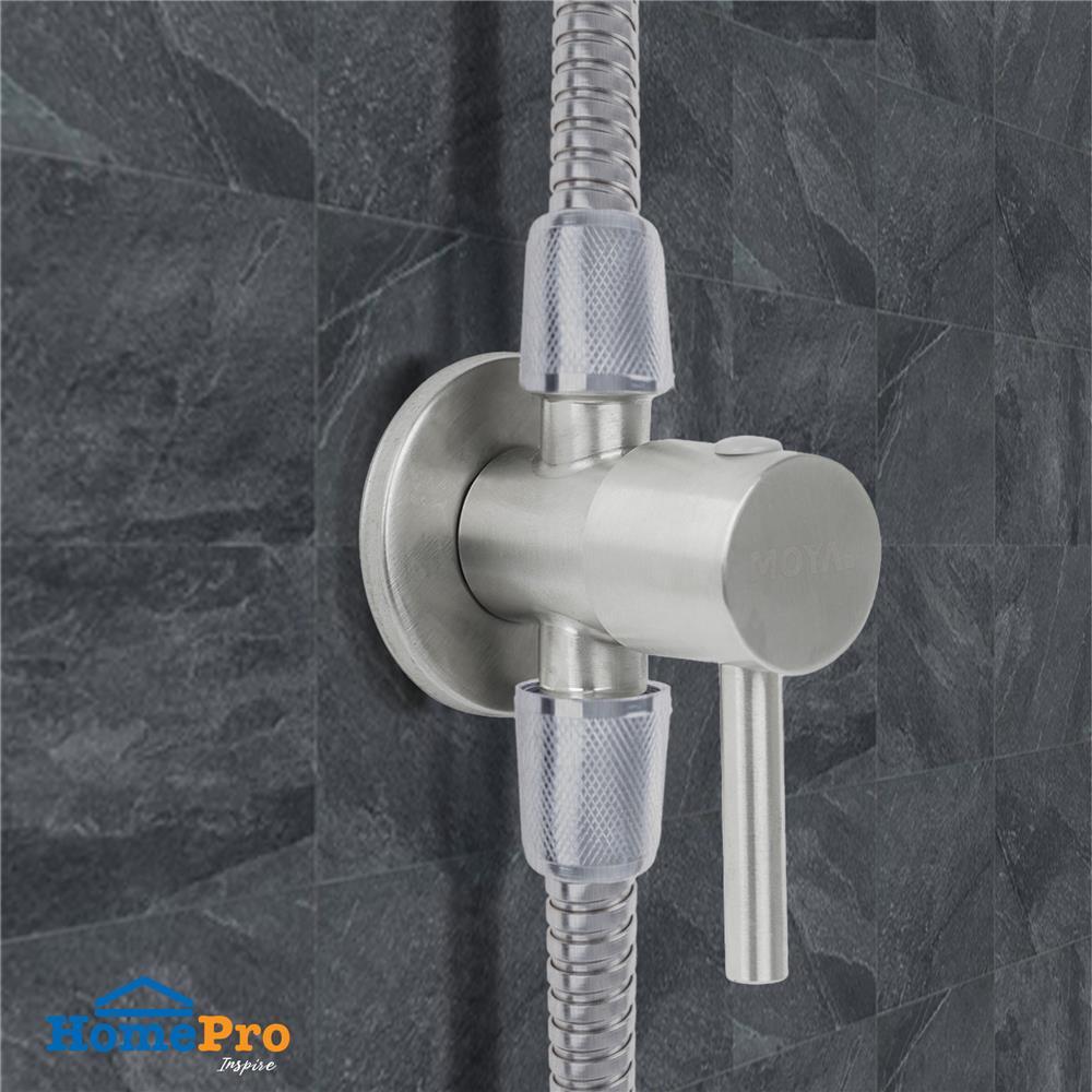 สต๊อปวาล์ว 2 ทาง MOYA SA-02 สีเงิน