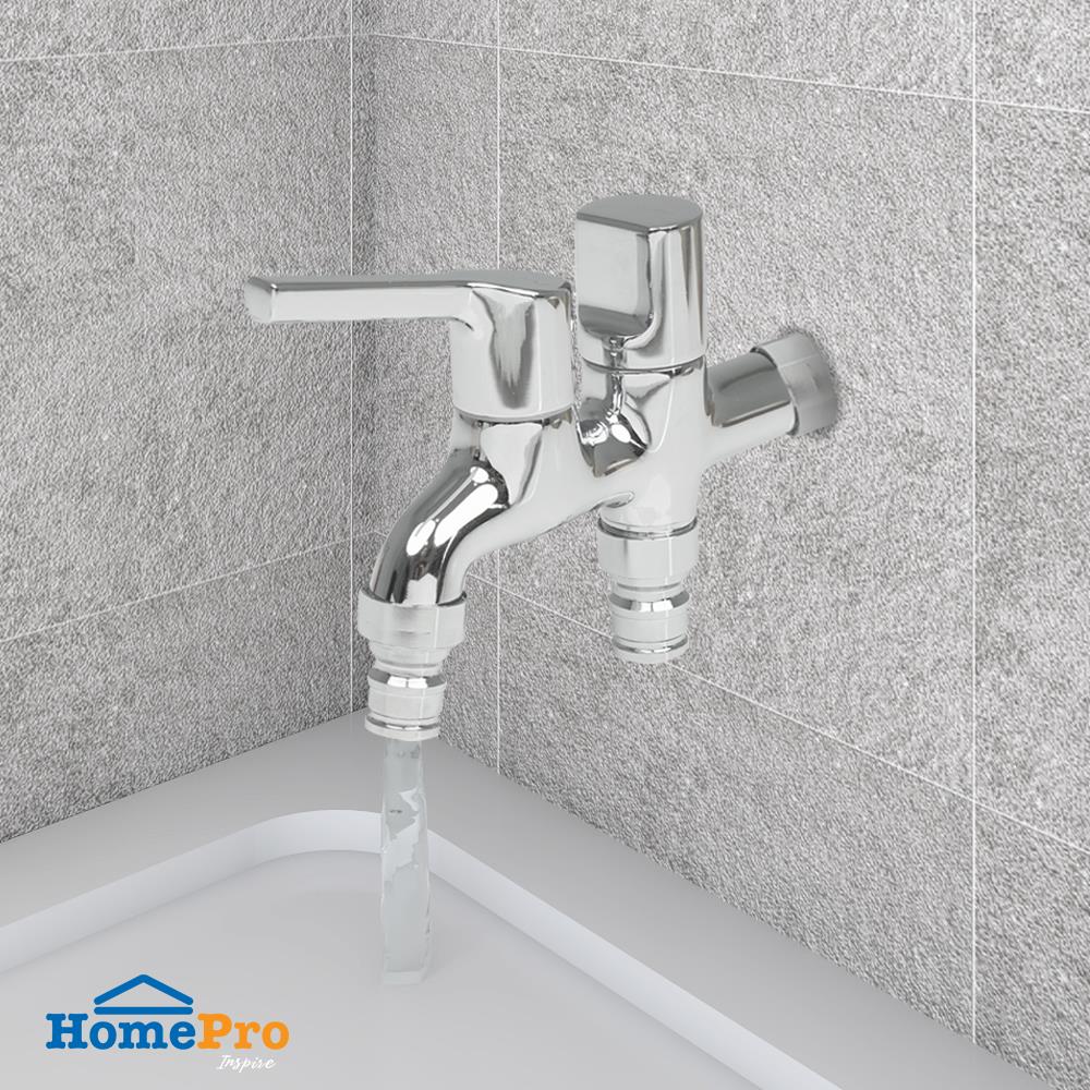 ก๊อกล้างพื้น 2 ทาง MOYA 620-3A สีโครม