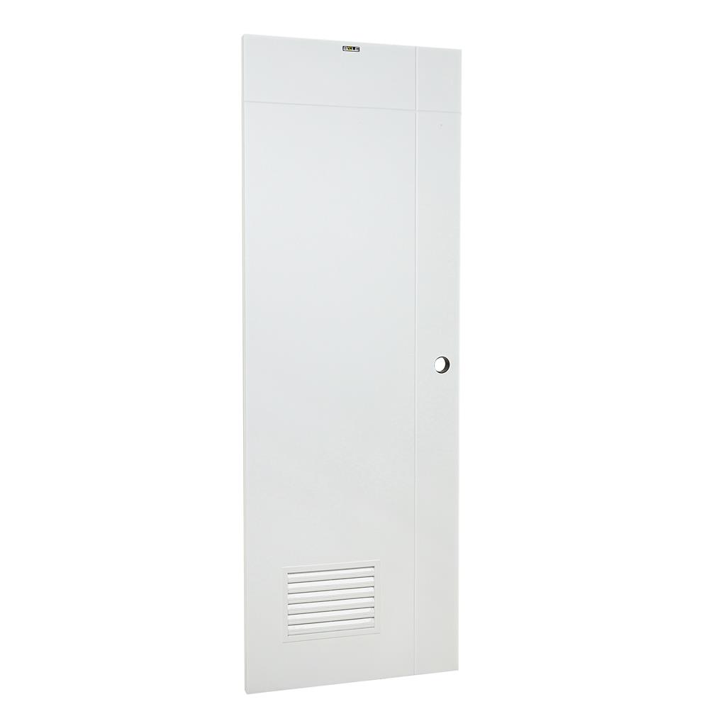 ประตูห้องน้ำ UPVC AZLE PZLV6 70X200 ซม. สีขาว เจาะลูกบิด