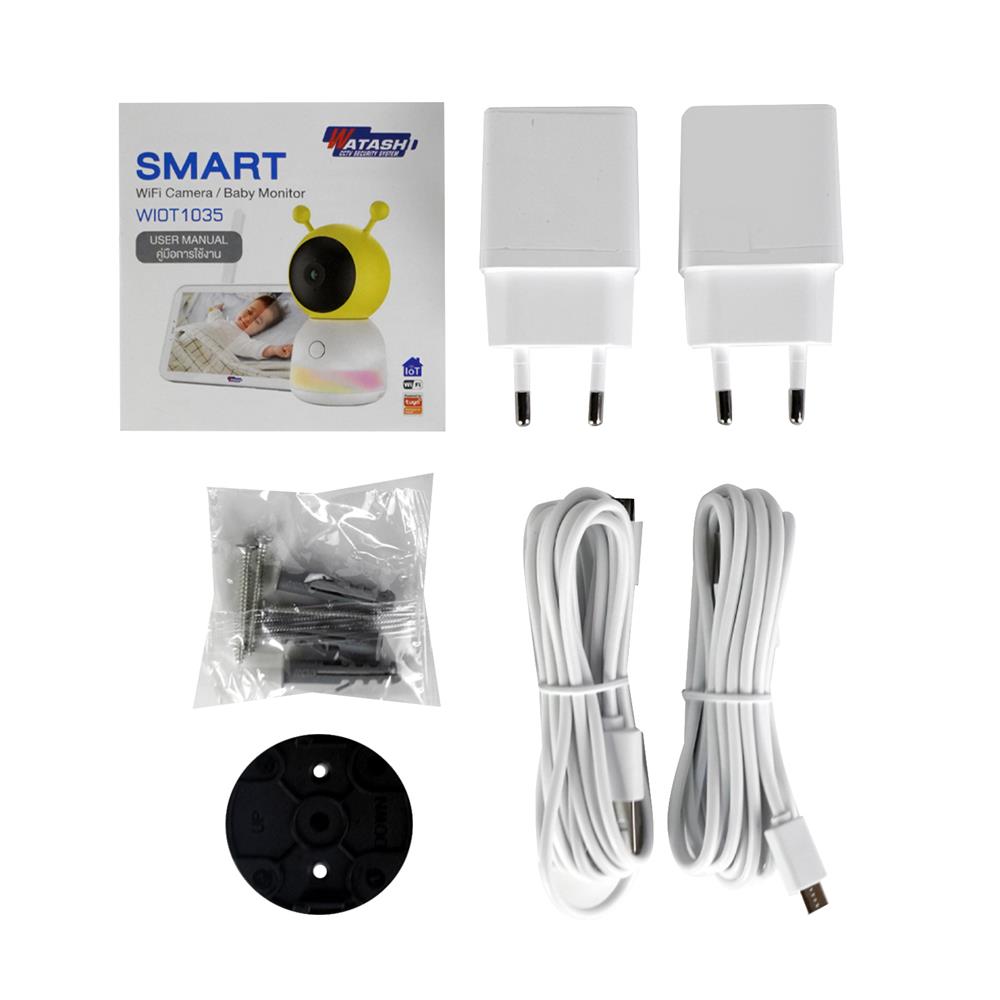 กล้องวงจรปิด ดูแลเด็กพร้อมจอ WATASHI WIOT1035 3 ล้านพิกเซล