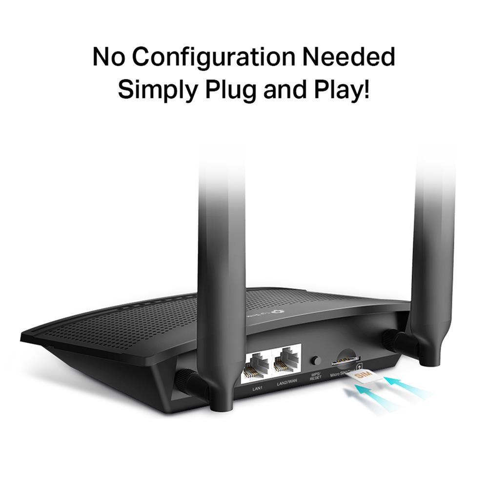 4G LTE ROUTER + WIRELESS 300 MBPS TP-LINK TL-MR100