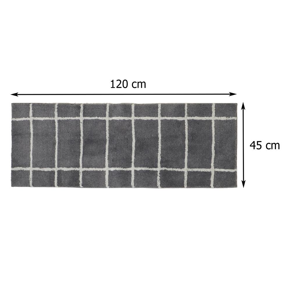 พรม HOME LIVING STYLE KITKAT 45X120 ซม. สีเทา