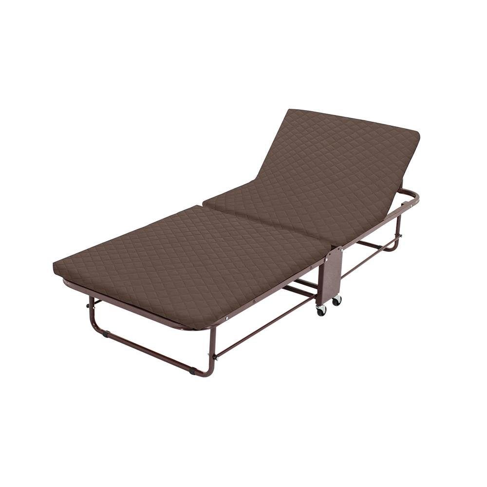 เตียงพับพร้อม TOPPER THAIBULL OLT235-90S สีน้ำตาล