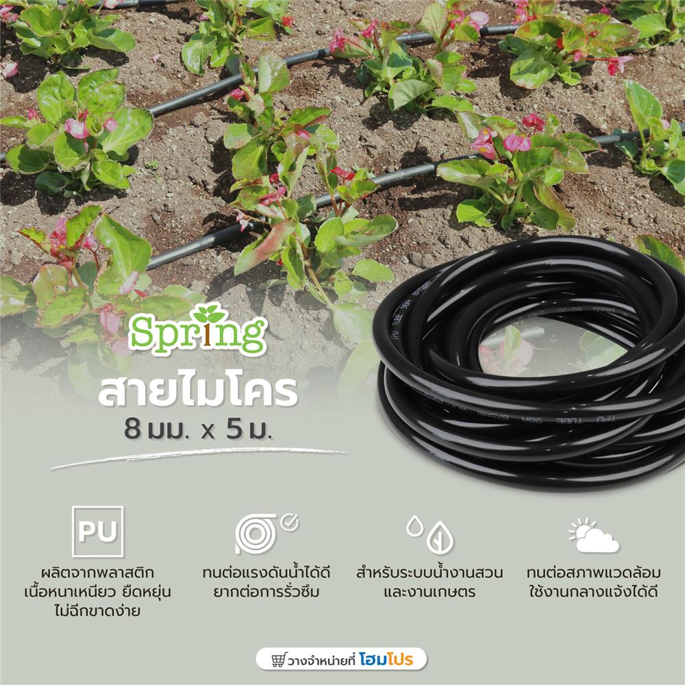 สายไมโคร SPRING DY2322 8 มม.X5 ม.