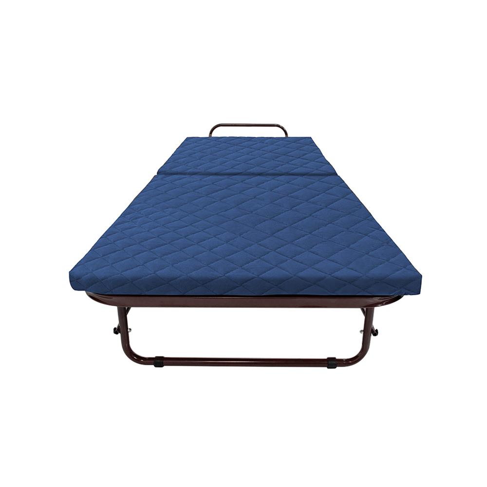 เตียงพับพร้อม TOPPER THAIBULL OLT235-90S สีน้ำเงิน/น้ำตาล