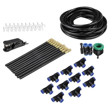 ชุดหัวพ่นหมอก 10 หัว SPRING DY2321 พร้อมสายไมโคร 8 มม.X10 ม._0