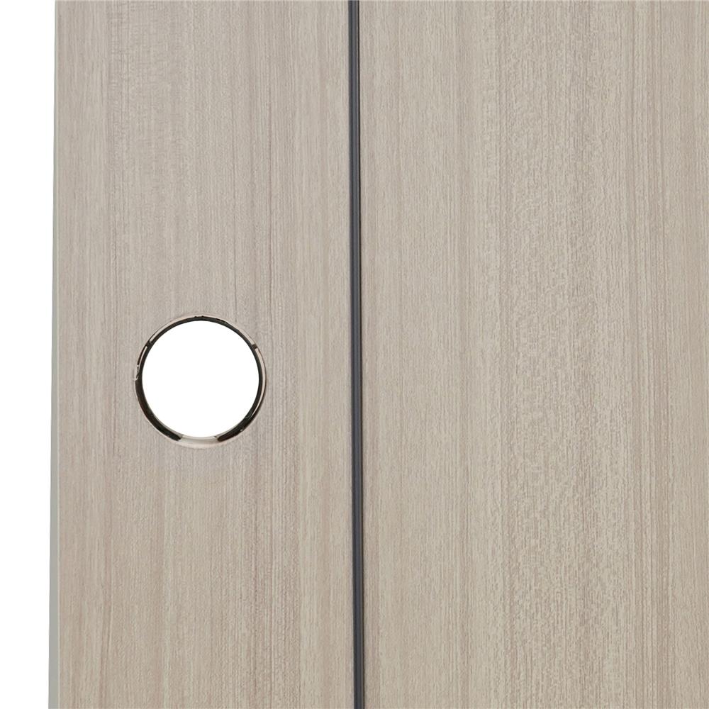 ประตูห้องน้ำ UPVC AZLE GROOVE P3 เกล็ดล่าง 70X200 ซม. สีบีช เจาะลูกบิด