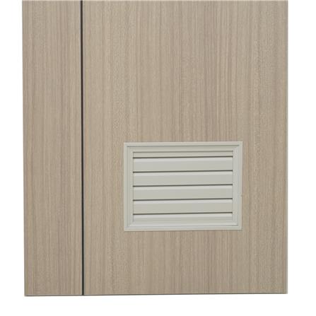 ประตูห้องน้ำ UPVC AZLE GROOVE P3 เกล็ดล่าง 70X200 ซม. สีบีช เจาะลูกบิด_3