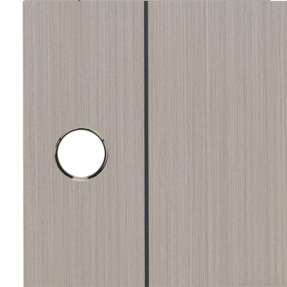 ประตูห้องน้ำ UPVC AZLE GROOVE P3 เกล็ดล่าง 70X200 ซม. สี PINK OAK เจาะลูกบิด