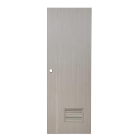 ประตูห้องน้ำ UPVC AZLE GROOVE P3 เกล็ดล่าง 70X200 ซม. สี PINK OAK เจาะลูกบิด_0
