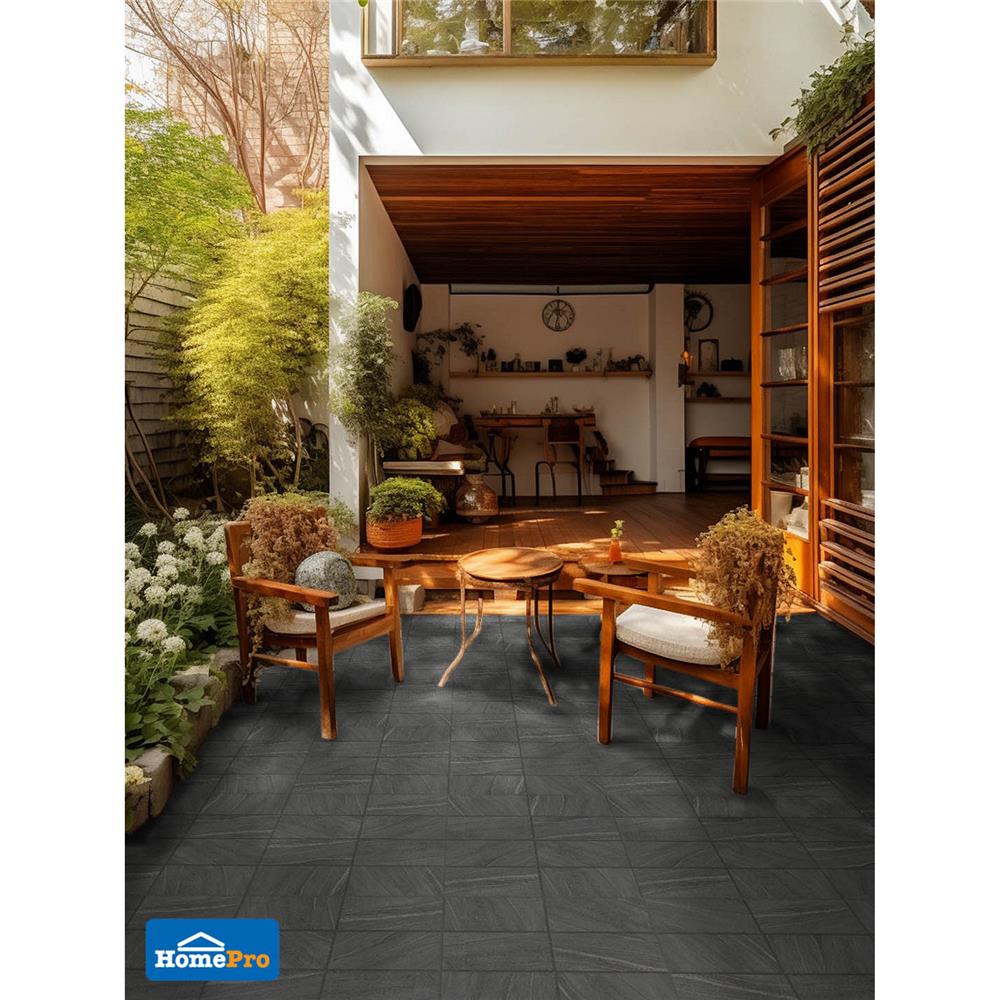 กระเบื้องพื้น 16x16 นิ้ว TARA มิกไซต์ เทา PM 0.96 ตร.ม.