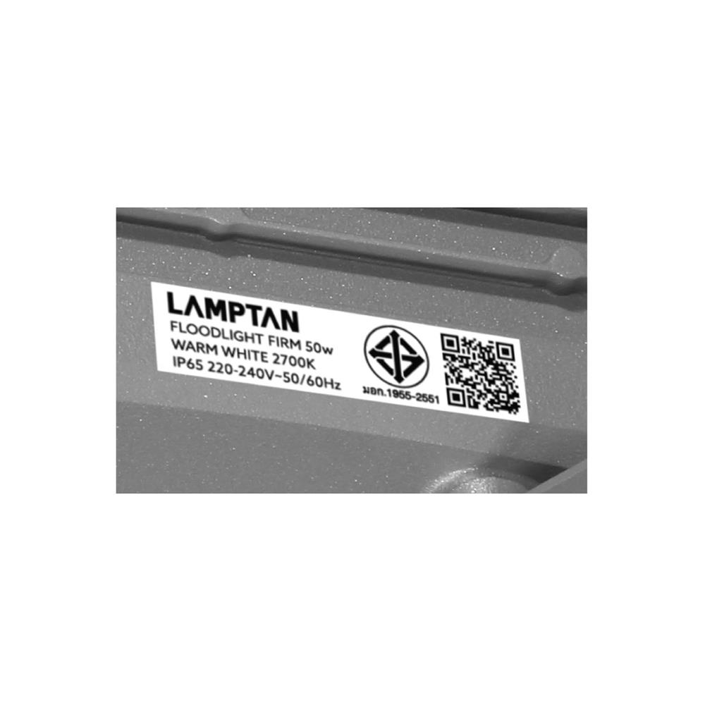 สปอตไลท์ภายนอก LED LAMPTAN FIRM 50 วัตต์ WARM WHITE