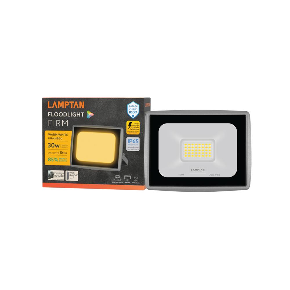 สปอตไลท์ภายนอก LED LAMPTAN FIRM 30 วัตต์ WARM WHITE