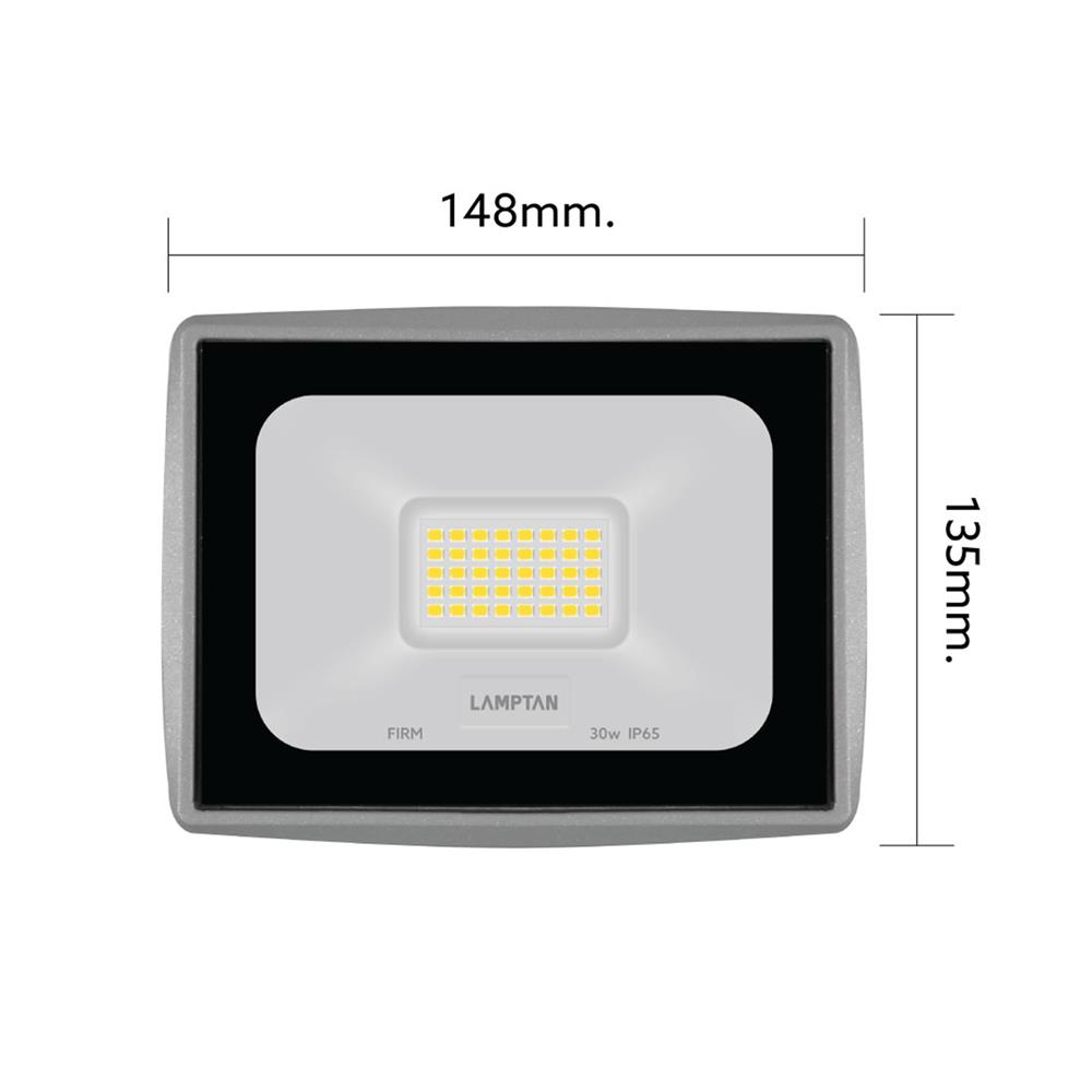สปอตไลท์ภายนอก LED LAMPTAN FIRM 30 วัตต์ WARM WHITE