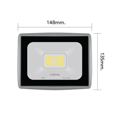 สปอตไลท์ภายนอก LED LAMPTAN FIRM 30 วัตต์ WARM WHITE_6