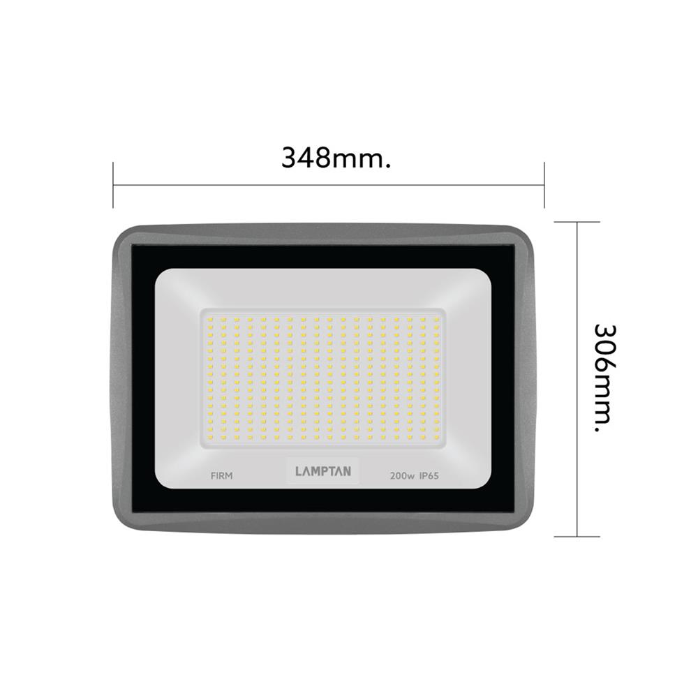 สปอตไลท์ภายนอก LED LAMPTAN FIRM 200 วัตต์ DAYLIGHT