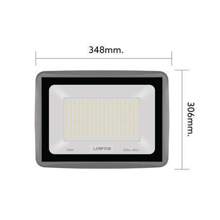 สปอตไลท์ภายนอก LED LAMPTAN FIRM 200 วัตต์ DAYLIGHT_6