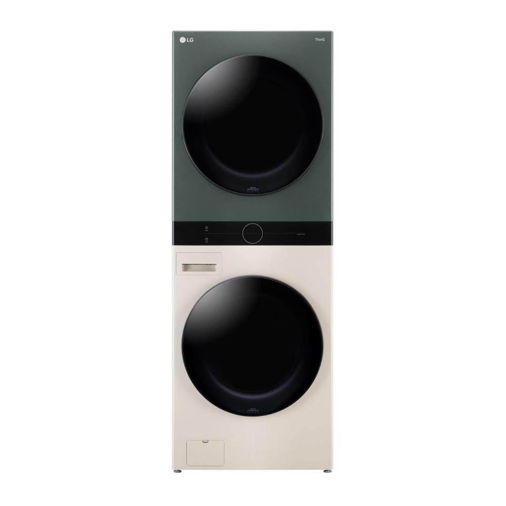 ตู้ซักผ้าและอบผ้า LG WT1410NHEG 14/10 กก. 1000RPM HEAT PUMP อินเวอร์เตอร์ สีเขียวเบจ