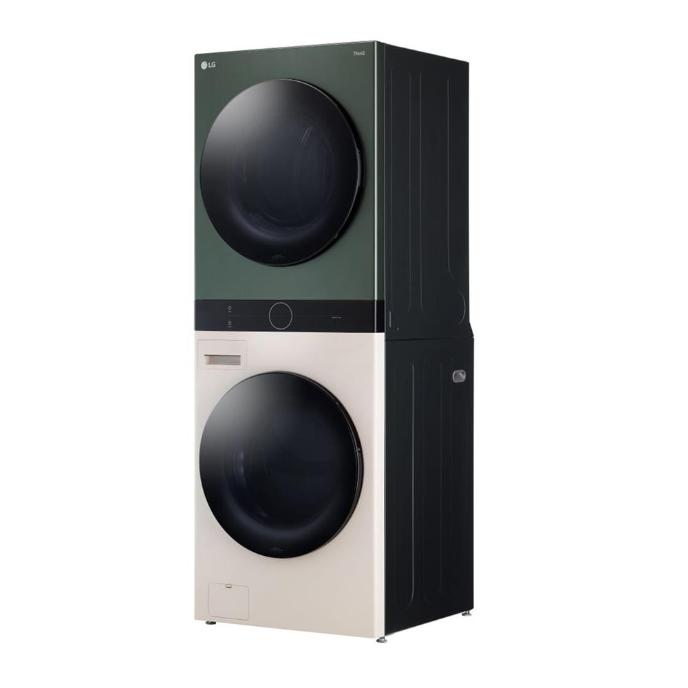 ตู้ซักผ้าและอบผ้า LG WT1410NHEG 14/10 กก. 1000RPM HEAT PUMP อินเวอร์เตอร์ สีเขียวเบจ