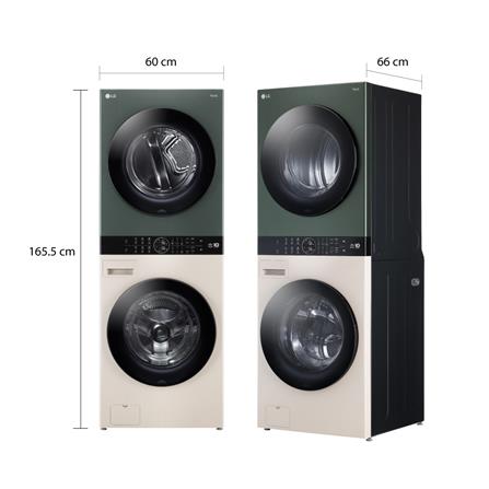 ตู้ซักผ้าและอบผ้า LG WT1410NHEG 14/10 กก. 1000RPM HEAT PUMP อินเวอร์เตอร์ สีเขียวเบจ_5