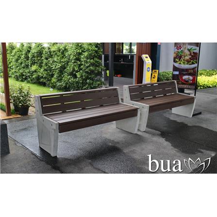 ม้านั่งสนาม BUA DESIGN BLOOM ECO WOOD สีโอ๊ค_4