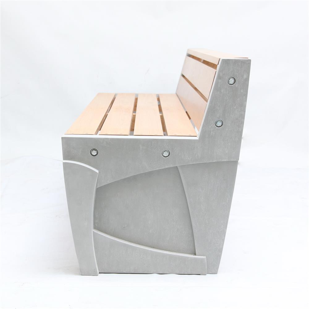 ม้านั่งสนาม BUA DESIGN BLOOM ECO WOOD สีไม้ธรรมชาติ