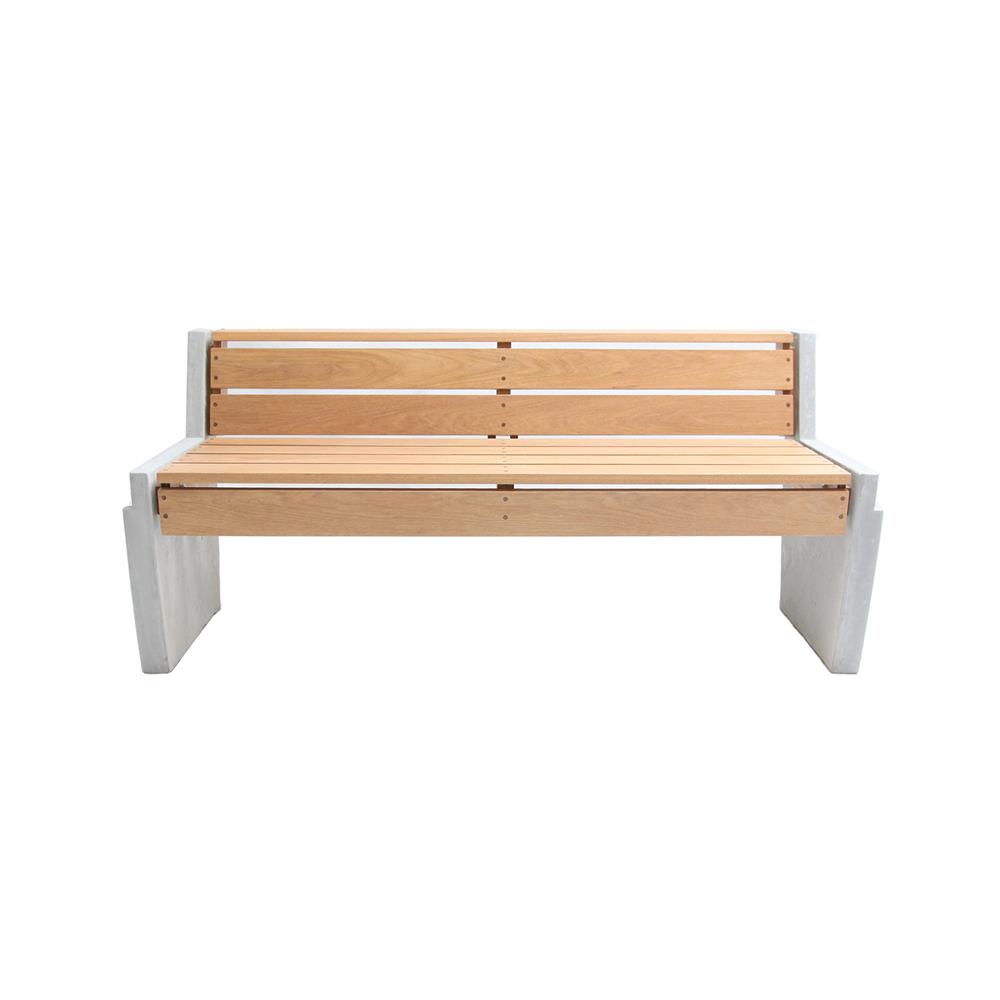 ม้านั่งสนาม BUA DESIGN BLOOM ECO WOOD สีไม้ธรรมชาติ